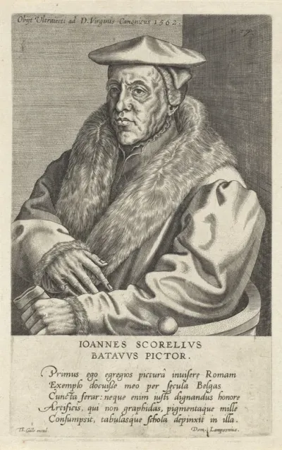 Portret van de schilder Jan van Scorel