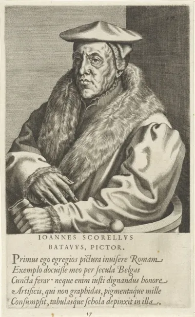 Portret van de schilder Jan van Scorel