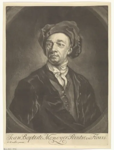 Portret van de schilder Jean Baptiste Monnoyer