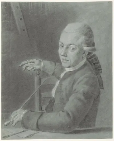Portret van de schilder Jean Grandjean