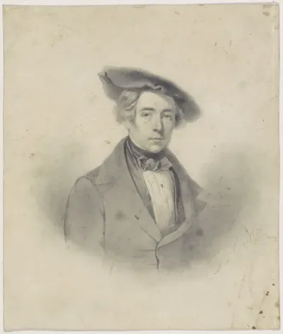 Portret van de schilder K. Karsen