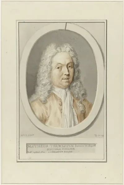 Portret van de schilder Mattheus Terwesten