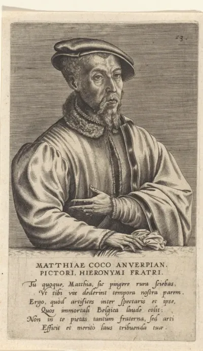 Portret van de schilder Matthys Cock