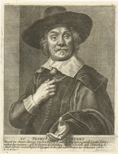 Portret van de schilder Petrus Snayers