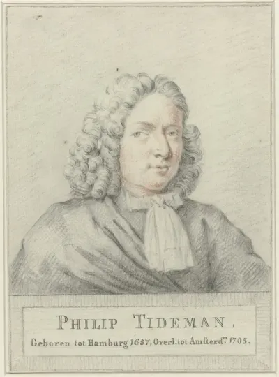 Portret van de schilder Philip Tideman