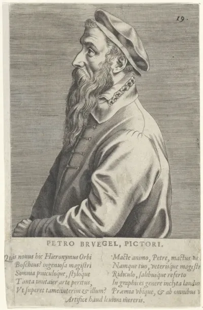 Portret van de schilder Pieter Brueghel (I)