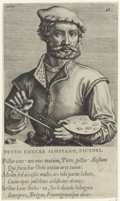Portret van de schilder Pieter Coecke van Aelst (I)