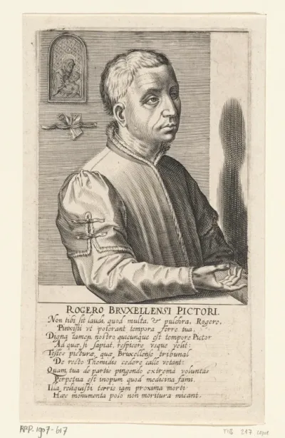 Portret van de schilder Rogier van der Weyden