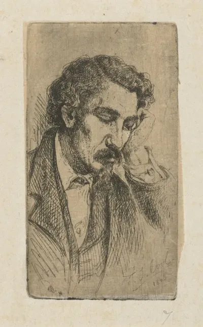 Portret van de schilder Taco Scheltema