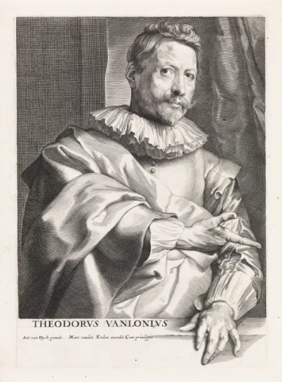 Portret van de schilder Theodoor van Loon