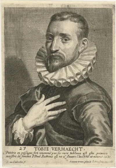 Portret van de schilder Tobias Verhaecht