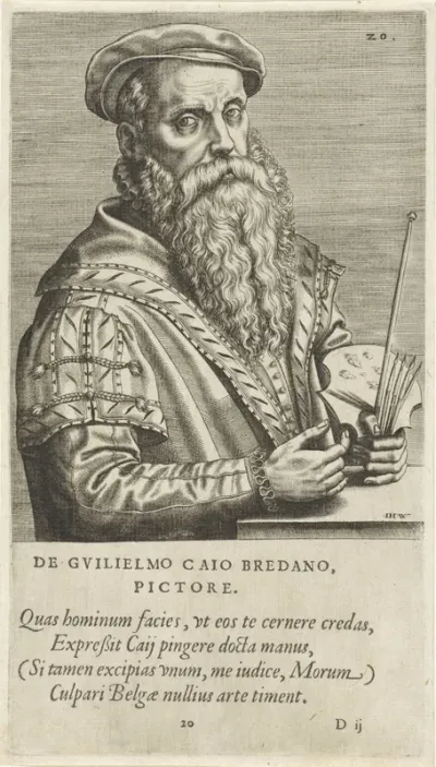 Portret van de schilder Willem Key