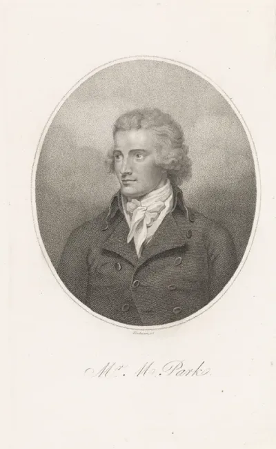 Portret van de Schotse arts Mungo Park