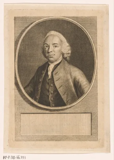 Portret van de schrijver Cornelis van Hoogeveen Jr.