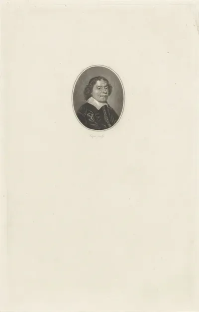 Portret van de schrijver Daniel Heinsius