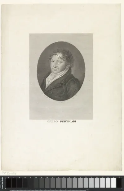 Portret van de schrijver en dichter Giulio Perticari