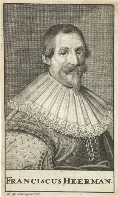 Portret van de schrijver Franciscus Heerman