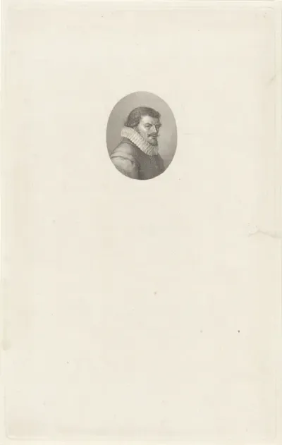 Portret van de schrijver Gerbrand Adriaensz. Brederode