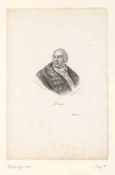 Portret van de schrijver Jean-François Ducis