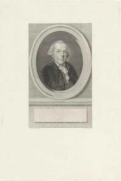 Portret van de schrijver Johannes Lublink de Jonge