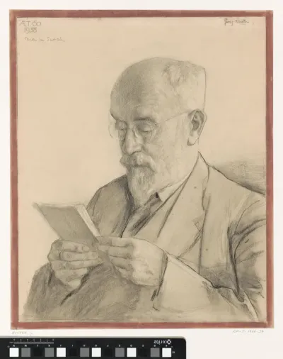 Portret van de schrijver Nico van Suchtelen