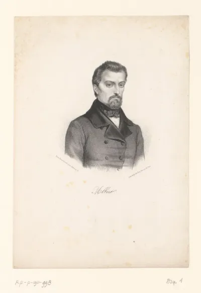 Portret van de socialist Alexandre-Albert Martin