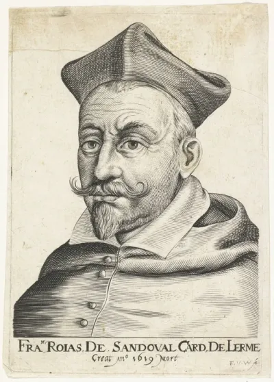 Portret van de Spaanse kardinaal Francisco Gómez de Sandoval