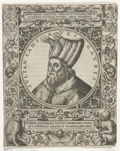 Portret van de sultan Cansaves Gauris