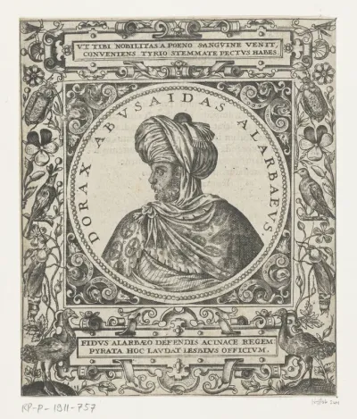 Portret van de sultan Dorax Abusaidas Alarbaeus