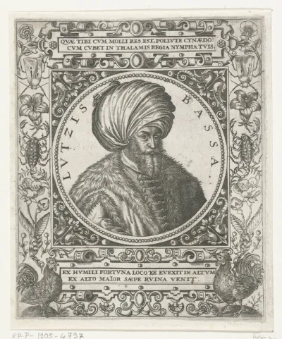 Portret van de sultan Lutzis Basha