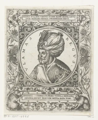 Portret van de sultan Ulamas Begus