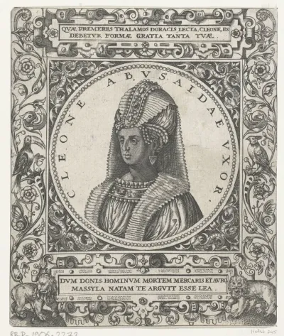 Portret van de sultane Cleone