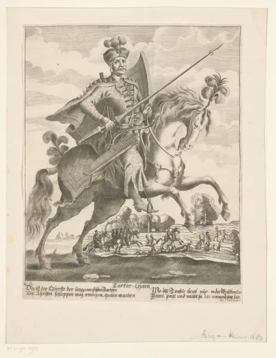 Portret van de Tartaarse veldoverste Cham