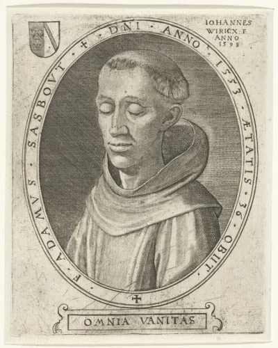 Portret van de theoloog Adam Sasbout