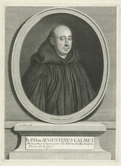 Portret van de theoloog Augustin Calmet