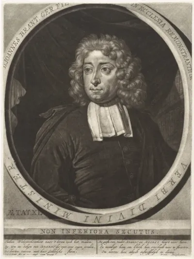Portret van de theoloog en schrijver Joannes Brandt