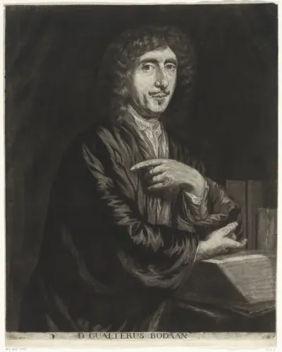 Portret van de theoloog Gualterus Bodaan