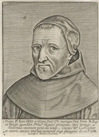 Portret van de theoloog Joannes Baptista a Glano