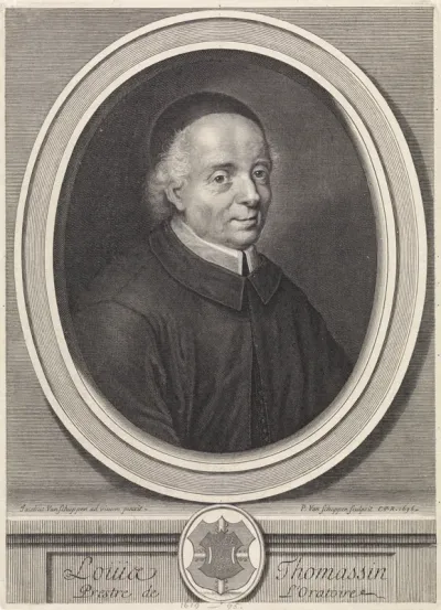 Portret van de theoloog Louis Thomassin