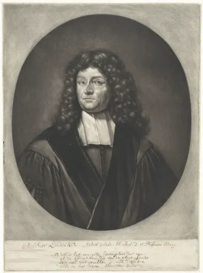 Portret van de theoloog Melchior Leydekker