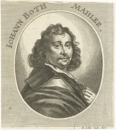 Portret van de Utrechtse schilder Jan Both