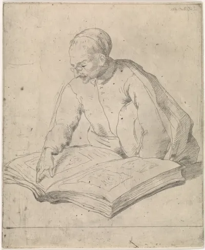 Portret van de verzamelaar Sebastiano Resta