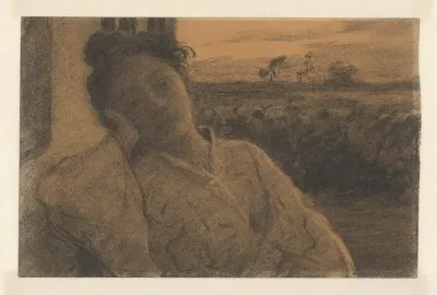 Portret van de vrouw van de kunstenaar