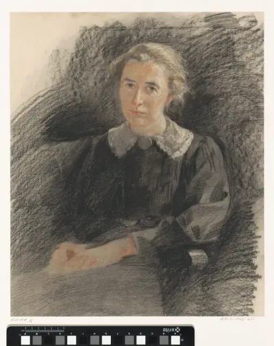 Portret van de vrouw van de kunstenaar