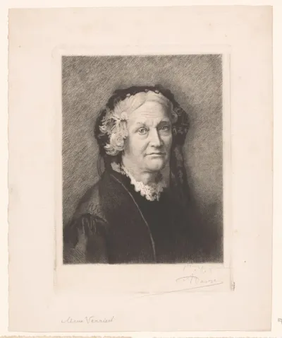 Portret van de vrouw van Gustaaf Verriest