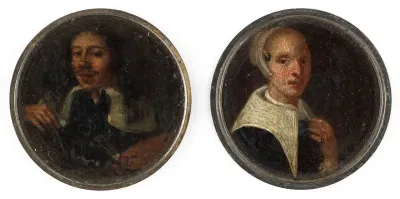 Portret van de vrouw van Johann Philip Lembke