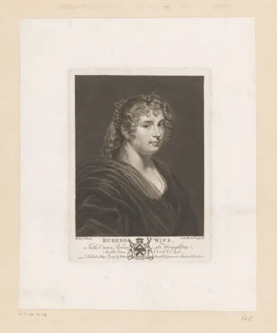 Portret van de vrouw van Rubens, mogelijk Isabella Brant