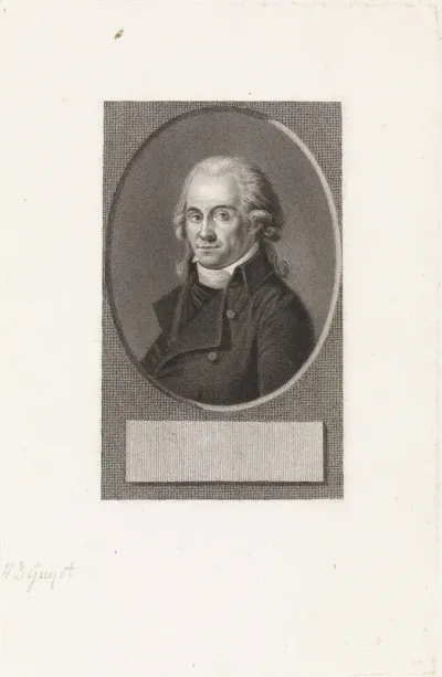 Portret van de Waalse predikant Henri Daniël Guyot