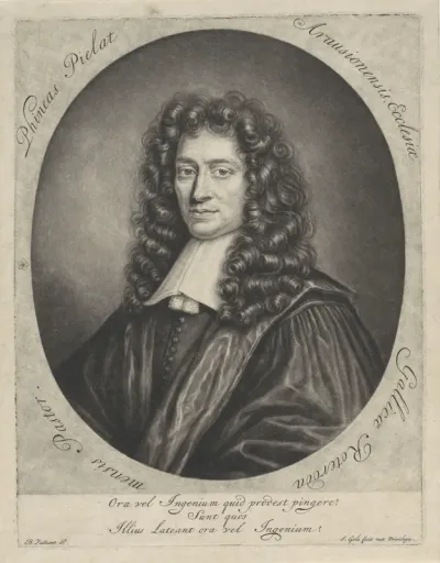 Portret van de Waalse predikant Phinées Pielat