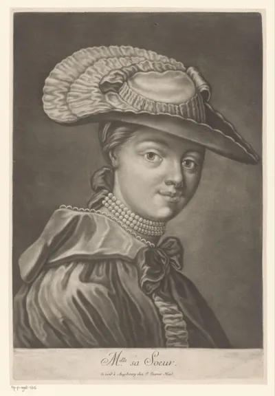 Portret van de zus van de kunstenaar